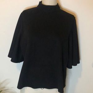 Black Suede Top